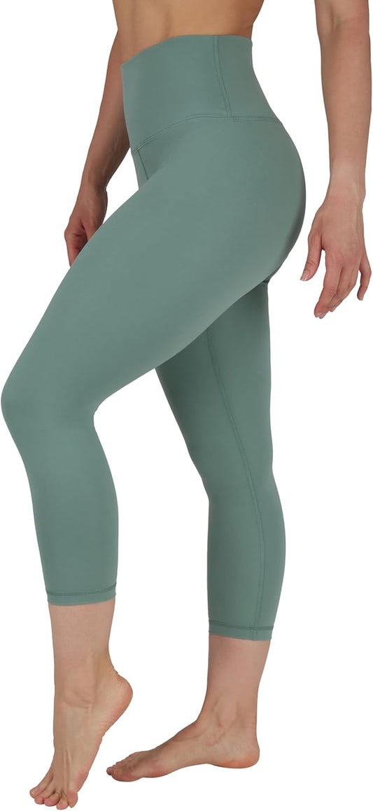 High Waist Buttery Soft Lightweight Capri Leggings High Rise Workout Yoga Pants for Women